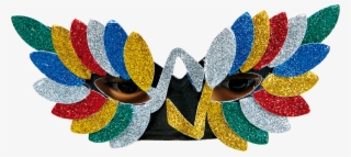 Rainbow Carnival Mask