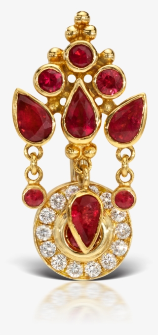 Venus By Maria Tash Ruby Mt Ultra Crown And Ice Pave