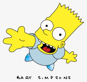 Bart Simpson Logo Png Transparent - Bart Simpson Black & White