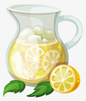 Lemon Clipart Lemonade Pitcher - Lemonade Clipart Png