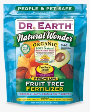 Natural Wonder Fruit Tree Fertilizer Poly Bag, 4 Lb - Dr Earth Fruit Tree Fertilizer