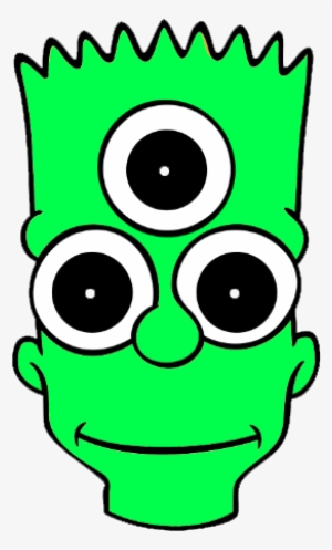 Bart / Third Eye Grunge Tumblr, Grunge Art, Space Grunge, - 3 Eyed Bart Simpson