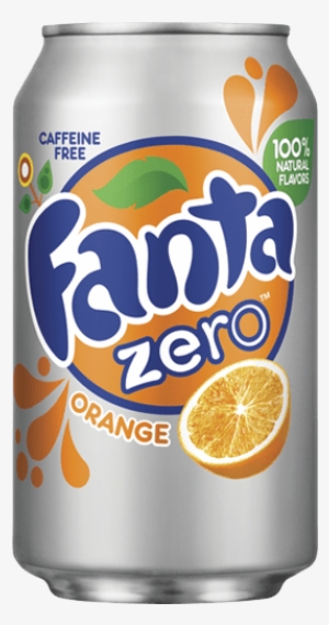 Food - Fanta - Fanta Zero Orange Soda 12 Oz Can