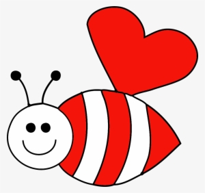 Valentine's Day Love Bees Clip Art - February Clip Art