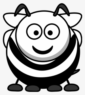 Bee Black And White Bee Clipart Black And White Free - Clip Art Round Animals