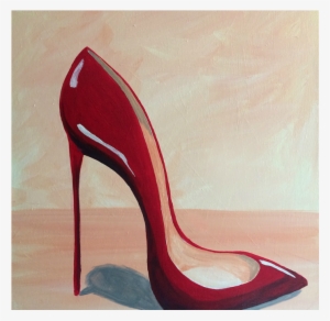 “red High Heel” - Basic Pump