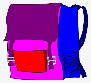 School, Education, Open, Cartoon, Bags, Books, Book - School Bag Clip Art