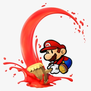 Paper Mario Paint Hammer - Paper Mario Color Splash Wiiu Nintendo Wii-u