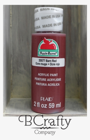 20577 Barn Red Apple Barrel Craft Paint - Apple Barrel Acrylic Paint Red