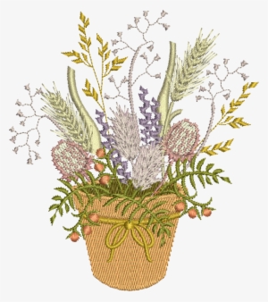 wildflowers in pot - bouquet