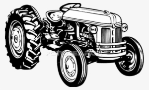 Graphic Free Library Free Antique Tractors Cliparts - Old Ford Tractor Vector