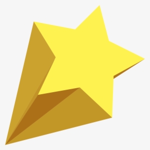 gold shooting star clipart