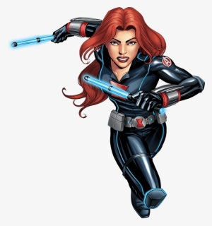 Black Widow - Female Superheroes Transparent