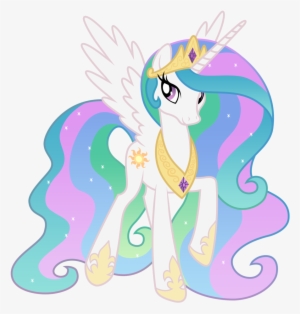 Fanmade Princess Celestia Walking - My Little Pony Png