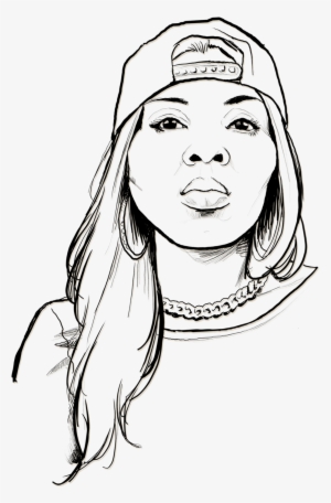 Character in the style of hiphop Cool smiling rapper The concept of  street style Sketch It can be used as posters printed materials videos  mobile apps web sites and print projects Stock