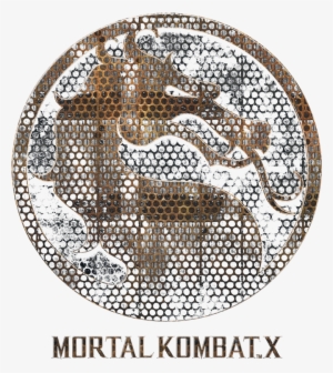 Mortal Kombat Metal Seal Juniors V Neck T Shirt - Mkx