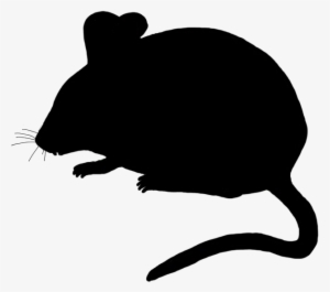 Cute Mouse Silhouette - Mouse Silhouette Clip Art