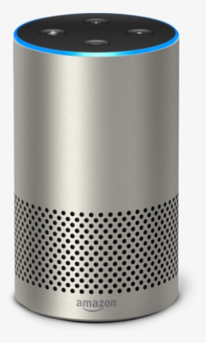 Silver Amazon Echo - Amazon Echo Walnut Finish