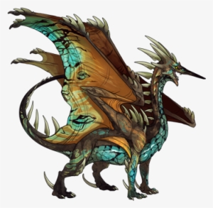 Turquoise Veins - Flight Rising Earth Dragon
