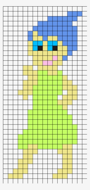 Joy From Inside Out Perler Bead Pattern / Bead Sprite - Small Flower Perler Bead Pattern