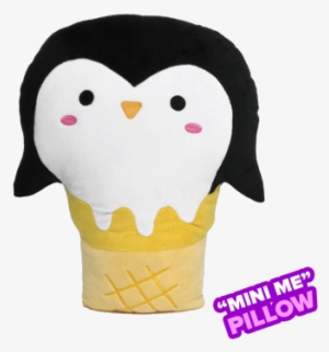 Picture Of Mini Penguin Cone Scented Foodie Pillow - Pillow