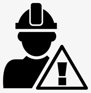 Attention Signal And Construction Worker Comments - Hard Hat Icon Png