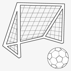 Football Goal Png - Soccer Goal Coloring Page