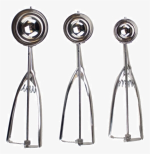 3 Pack Stainless Steel Mechanical Ice Cream Scoops