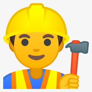 Download Svg Download Png - Construction Worker Emoji