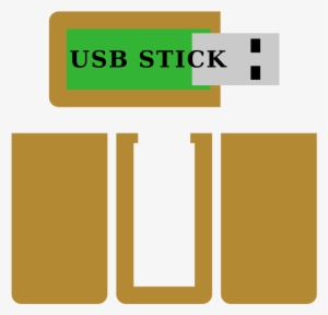 Usb Stick, Original Size For Own Wooden Casing - Usb Flash Drive