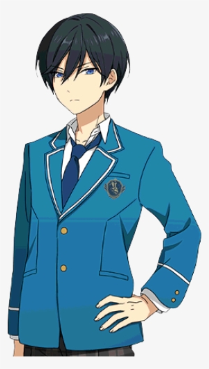 Anime Boy In School Uniform