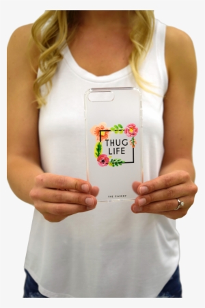 Thug Life Phone Case - Thug Life Samsung S7 Edge Case, White