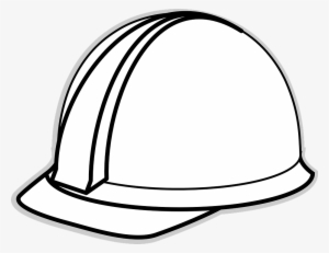 Helmet Clipart Construction Worker - Hard Hat Coloring Page
