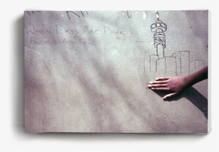 Canvas Print Dark Days Are Gone