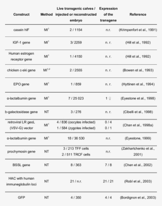 Transgenic Cattle