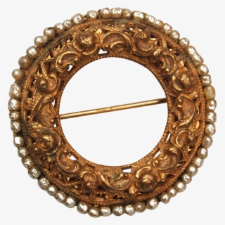 This Wonderful Vintage Brooch Is Marked With The Old