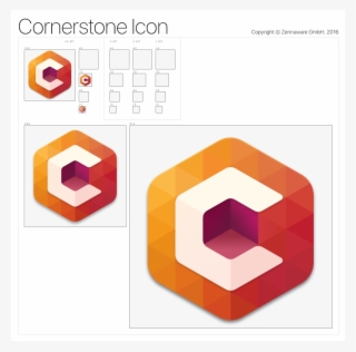 Cornerstone Application Icon In A Variety Of Sizes