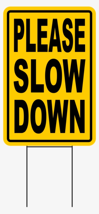Slow Down Sign Png