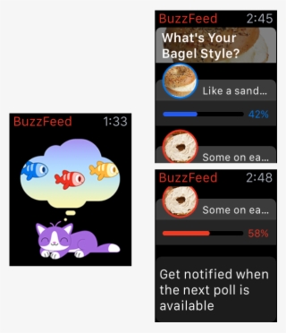 Buzzfeed Displays A Poll But The Options In The Poll