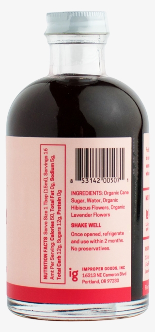 raft hibiscus lavender syrup