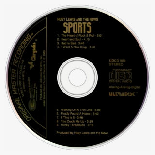 Huey Lewis & The News Sports Cd Disc Image