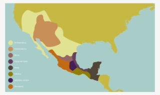Mapa Mesoamérica Aridoamérica Oasisamérica