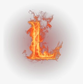 Flame Letter English Alphabet