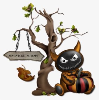 Tube Halloween, Petit Monstre, Citrouille