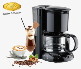 Cafetera Negra 12v/150w 600ml De 6 A 4 Tazas