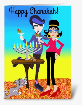 Happy Chanukah Greeting Card