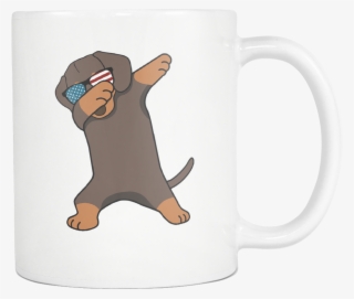 dabbing dachshund dog america flag