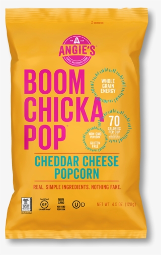 Cheddar Cheese Popcorn Bag Front