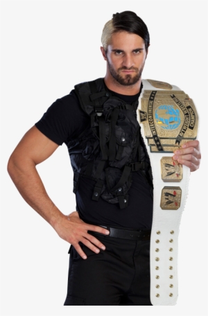 Seth Rollins As Ic Champion Png By Undertaker02 - Seth Rollins (shield) - Wwe 8x10 Glossy Photo 2014