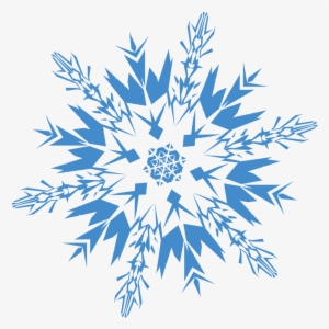 Snowflake Blue - Snowflake Png